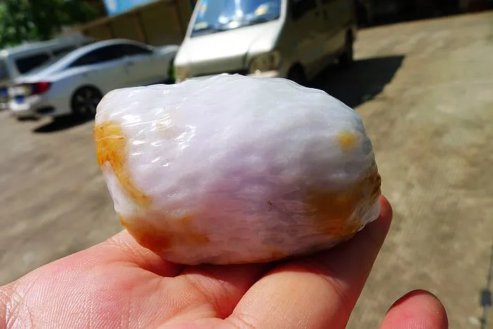 Natural Jade Rough Jadeite Raw (145g,7X3.5X3.2cm)