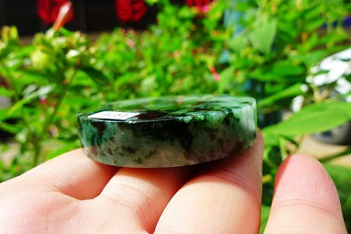 Natural Jade Rough Jadeite Raw (80g,5.25X1.1cm)
